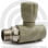 Кран PP-R Дн 20-1/2" НР (НАР) прямой для радиатора серый VALFEX