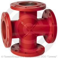 Крест фланцевый КФ стальной Ду 150-125 Ру-10 КЗСД