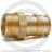Муфта латунная для PE-X труб Дн 20-1/2&quot; НР (НАР) GX107 Giacomini