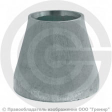 Переход 89х3,5-45х2,5 (Ду 80-40) оцинкованный концентрический ГОСТ 17378