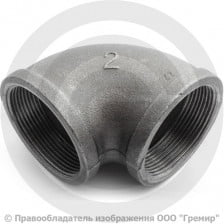 Угольник чугунный ВР (ВН) Ду 50 (2")