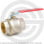 Кран латунный Ду-40 (1 1/2") Ру-16 ВР (ВН) муфтовый никель полнопроходной рычаг Aquasfera Euro 1001