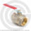 Кран латунный Ду-40 (1 1/2") Ру-16 ВР (ВН) муфтовый никель полнопроходной рычаг Aquasfera Euro 1001