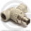 Кран PP-R Дн 25-1/2" НР (НАР) угловой для радиатора серый VALFEX