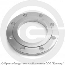 Фланец плоский нержавеющий 12х18н10т 1-125-6 ГОСТ 12820, Ру-6, Ду-125