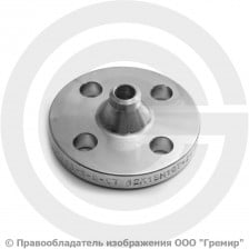 Фланец воротниковый нержавеющий 12х18н10т 1-15-10 ГОСТ 12821, Ру-10, Ду-15