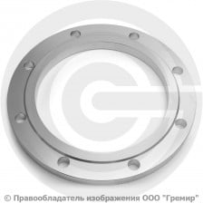 Фланец плоский нержавеющий 12х18н10т 1-200-6 ГОСТ 12820, Ру-6, Ду-200