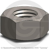 Гайка нержавеющая A2 М20 DIN 934