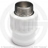 Муфта PP-R комбинированная белая НР (НАР) Дн 20-1/2&quot; RTP (РосТурПласт)