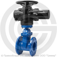 Задвижка чугунная фланцевая Ду-100 Ру-16 (Т<120°С) 30ч939р Китай с электроприводом Benarmo-А.70/24 (380 В) Задвижка чугунная фланцевая Ду-100 Ру-16 (Т<120°С) 30ч939р Китай с электроприводом Benarmo-А.70/24 (380 В)