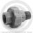 Американка прямая чугунная ВР-НР (ВН-НАР) Ду 15 (1/2&quot;)