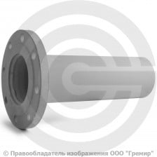 Патрубок фланец-гладкий конец ПФГ стальной L=1200мм Ду-100