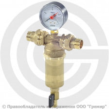 Фильтр сетчатый Т-образный латунный Ду-20 (3/4") Ру-25 НР (НАР) (Т<90°С) Icma 751
