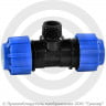 Тройник ПЭ компрессионный Дн 20-1/2&quot;-20 НР (НАР) ТПК-АКВА