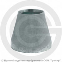Переход 42,4х2,6-21,3х2 (Ду 32-15) оцинкованный концентрический исп.1 ГОСТ 17378