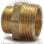 Ниппель латунный переходной НР (НАР) Ду 25-15 (1"-1/2") VALFEX
