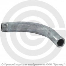 Отвод гнутый 21,3х2,5 (Ду-15) оцинкованный 90 градусов шовный резьба-сварка исп.1 из труб ГОСТ 3262 КАЗ