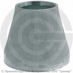 Переход 219х10-89х5 (Ду 200-80) оцинкованный концентрический ГОСТ 17378