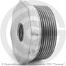 Футорка чугунная оцинкованная НР-ВР (НАР-ВН) Ду 50-15 (2&quot;-1/2&quot;) Fittex PLUS
