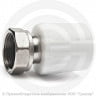 Соединитель PP-R белый с накидной гайкой Дн 25-3/4&quot; Pro Aqua