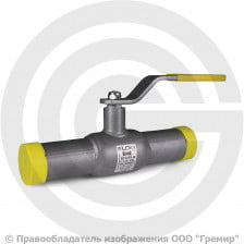 Кран стальной под приварку Ду-40 Ру-40 L=190мм LD КШ.Ц.П. 040.040.Н/П