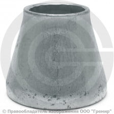 Переход 89х3,5-57х3 (Ду 80-50) оцинкованный концентрический ГОСТ 17378 КАЗ