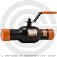 Кран стальной под приварку Ду-40 Ру-40 L=250мм АДЛ КШТ.10.040.40