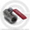 Кран латунный Ду-40 (1 1/2") Ру-28 ВР (ВН) хром полнопроходной рычаг Giacomini R850