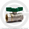Кран латунный Ду-10 (3/8&quot;) Ру-42 ВР (ВН) хром бабочка Giacomini R251W