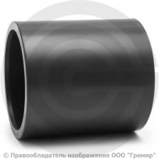 Муфта ПВХ клеевая серая Дн 63 Ру-16 напорная Aquaviva