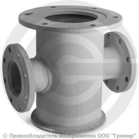 Подставка пожарная фланцевая односторонняя ППФО стальная Ду-250 Подставка пожарная фланцевая односторонняя ППФО стальная Ду-250