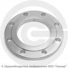 Фланец плоский нержавеющий 12х18н10т 1-150-10 ГОСТ 12820, Ру-10, Ду-150