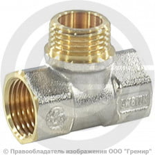 Тройник латунный ВР-ВР-НР (ВН-ВН-НАР) Ду 20 (3/4"-3/4"-3/4")