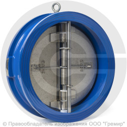 Клапан обратный двухстворчатый чугунный межфланцевый Ду-600 Ру-16 (Т<120°С) ств чугун Benarmo