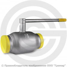 Кран стальной под приварку Ду-125 Ру-25 L=330мм LD КШ.Ц.П. 125/100.025.Н/П
