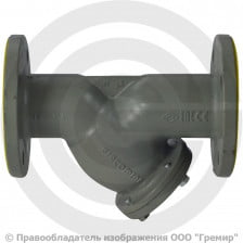 Фильтр сетчатый Y-образный чугунный фланцевый Ду-40 Ру-16 (Т<250°С) Giacomini R74F