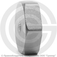 Заглушка латунная ВР (ВН) Ду-32 (1 1/4") никель SantechSystems