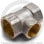 Тройник латунный переходной ВР (ВН) Ду 20-15-20 (3/4"- 1/2"- 3/4") никель Aquasfera