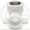 Угольник PP-R комбинированный белый ВР (ВН) Дн 20-1/2&quot; с креплением PRO VALFEX