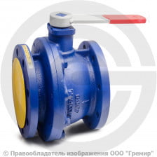 Кран чугунный фланцевый Ду-100 Ру-16 L=190мм полнопроходной Zetkama 565A