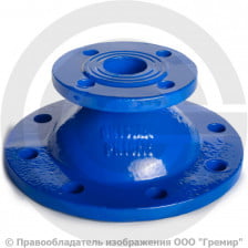 Переход фланцевый ХФ Ду 100-65 (L=250) ВЧШГ с ЦПП цинк+AL ГОСТ ISO 2531-2012