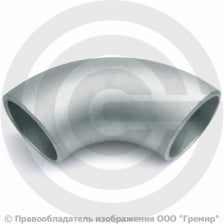 Отвод 325х8 (Ду-300) оцинкованный 90 градусов ГОСТ 17375