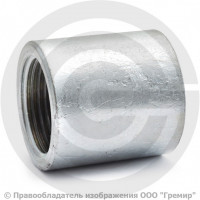 Муфта стальная оцинкованная Ду-100 (4")