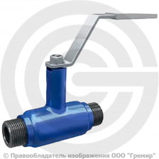 Кран стальной цапковый Ду-15 Ру-40 L=135мм полнопроходной LD КШ.Ц.Ц. Energy 015.040.П/П