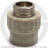 Муфта PP-R комбинированная серая НР (НАР) Дн 32 1/2&quot; VALFEX