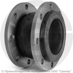 Компенсатор резиновый фланцевый (гибкая вставка) Ду-150 Ру-16 EPDM Zetkama 700L