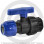 Кран ПНД компрессионный Дн 20-1/2" Ру-16 ВР (ВН) RTP (РосТурПласт)