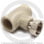 Тройник PP-R серый с накидной гайкой Дн 20-1/2" Pro Aqua