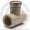 Тройник PP-R серый с накидной гайкой Дн 20-1/2" Pro Aqua