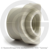 Седло вварное PP-RCT серое Дн 75-32 Wavin Ekoplastik